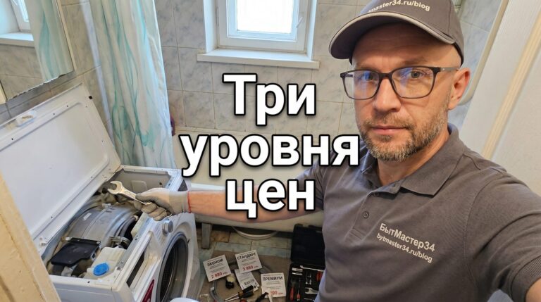 Ремонт стиральных машин в Волжском недорого: три уровня цен и как не переплатить в 2026
