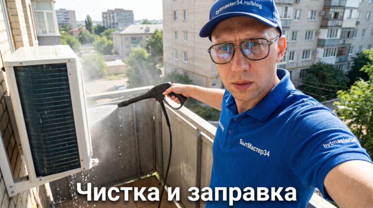 Чистка и заправка кондиционеров в Волжском: цены, состав работ и когда нужны оба этапа 2026
