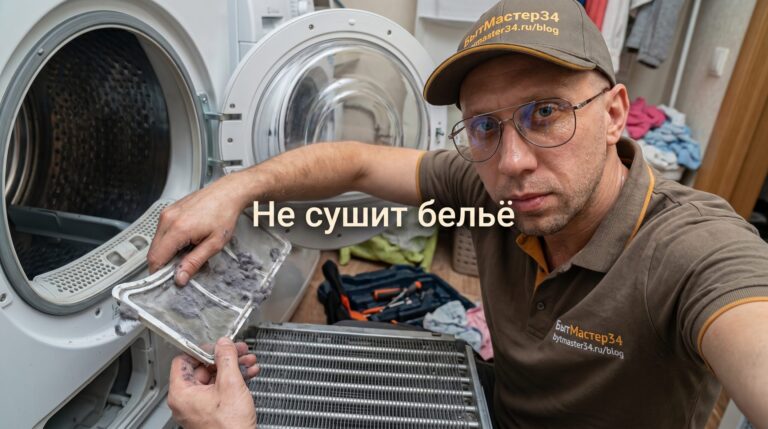 сушильная машина не сушит белье причины волжский: как отличить засор от поломки нагревателя 2026