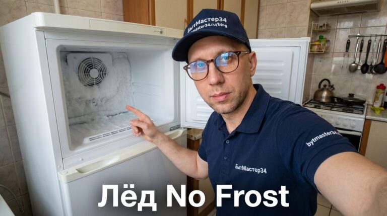 холодильник намерзает лед no frost причины волжский: что нельзя делать до диагностики 2026