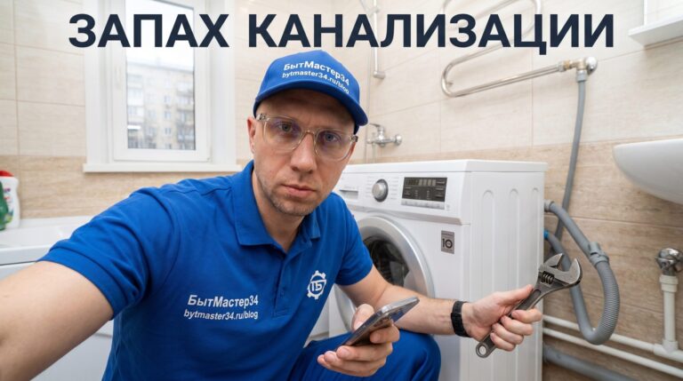 стиральная машина пахнет канализацией причины волгоград: когда запах или вода уже опасный сигнал 2026