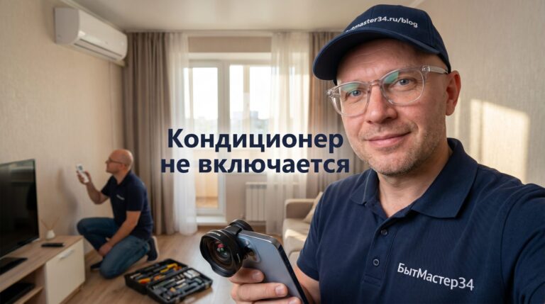 кондиционер не включается причины волгоград: когда срочно выключать из розетки и 6 проверок до мастера 2026