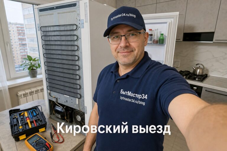 Ремонт холодильника в Кировском Волгограда: выезд на дом, симптомы и подготовка к визиту 2026