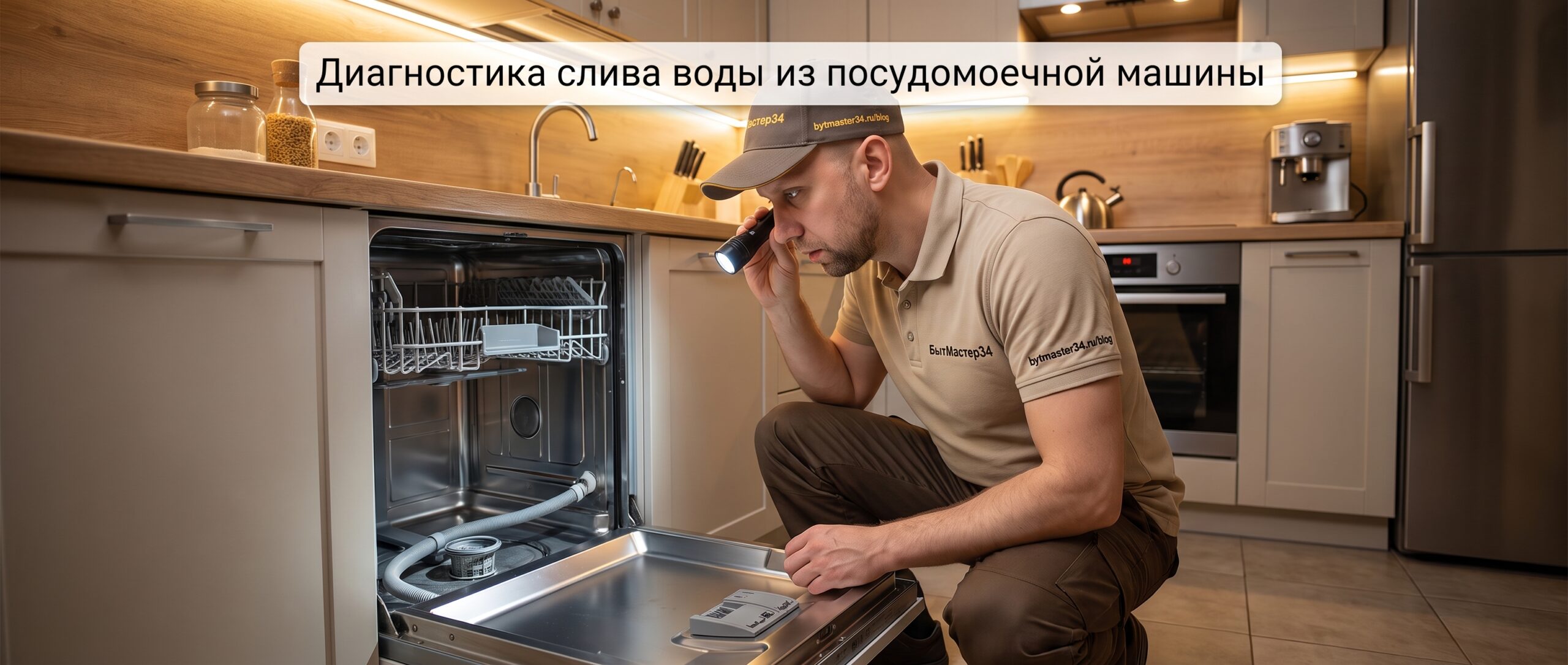 Проверка сливного фильтра и шланга посудомоечной машины — диагностика слива воды