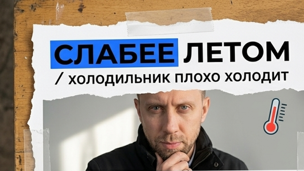Летом слабее. Холодильник плохо холодит — БытМастер
