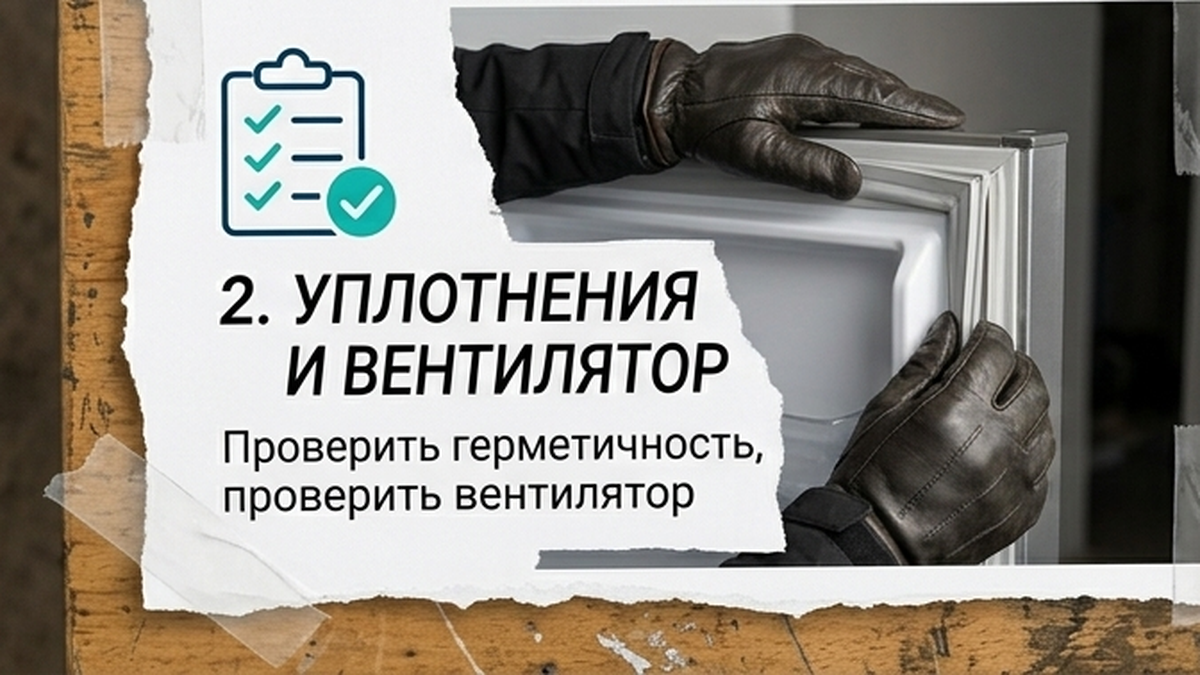 Уплотнения и вентилятор
